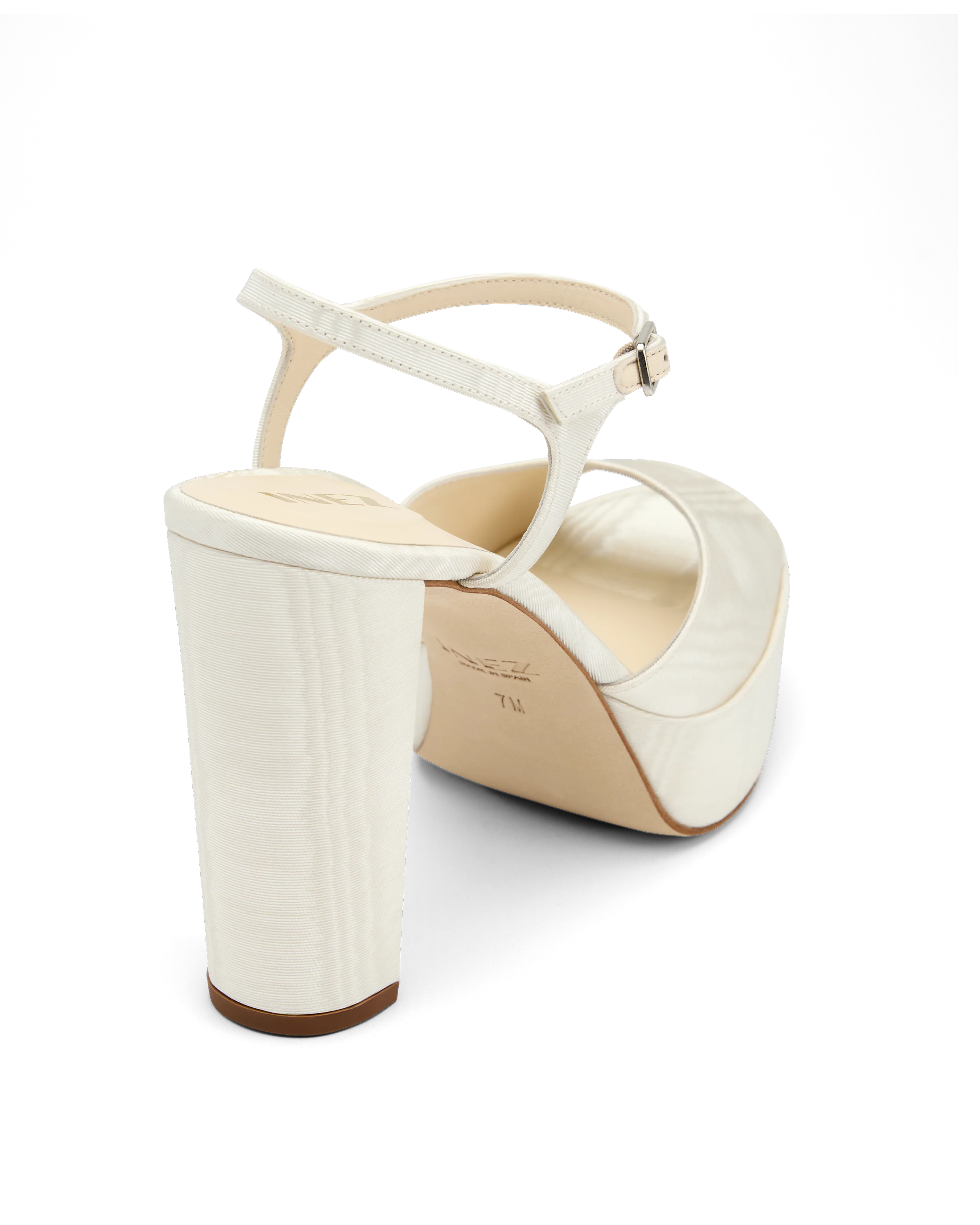 Camilla: Cream Moire Satin - Image 3