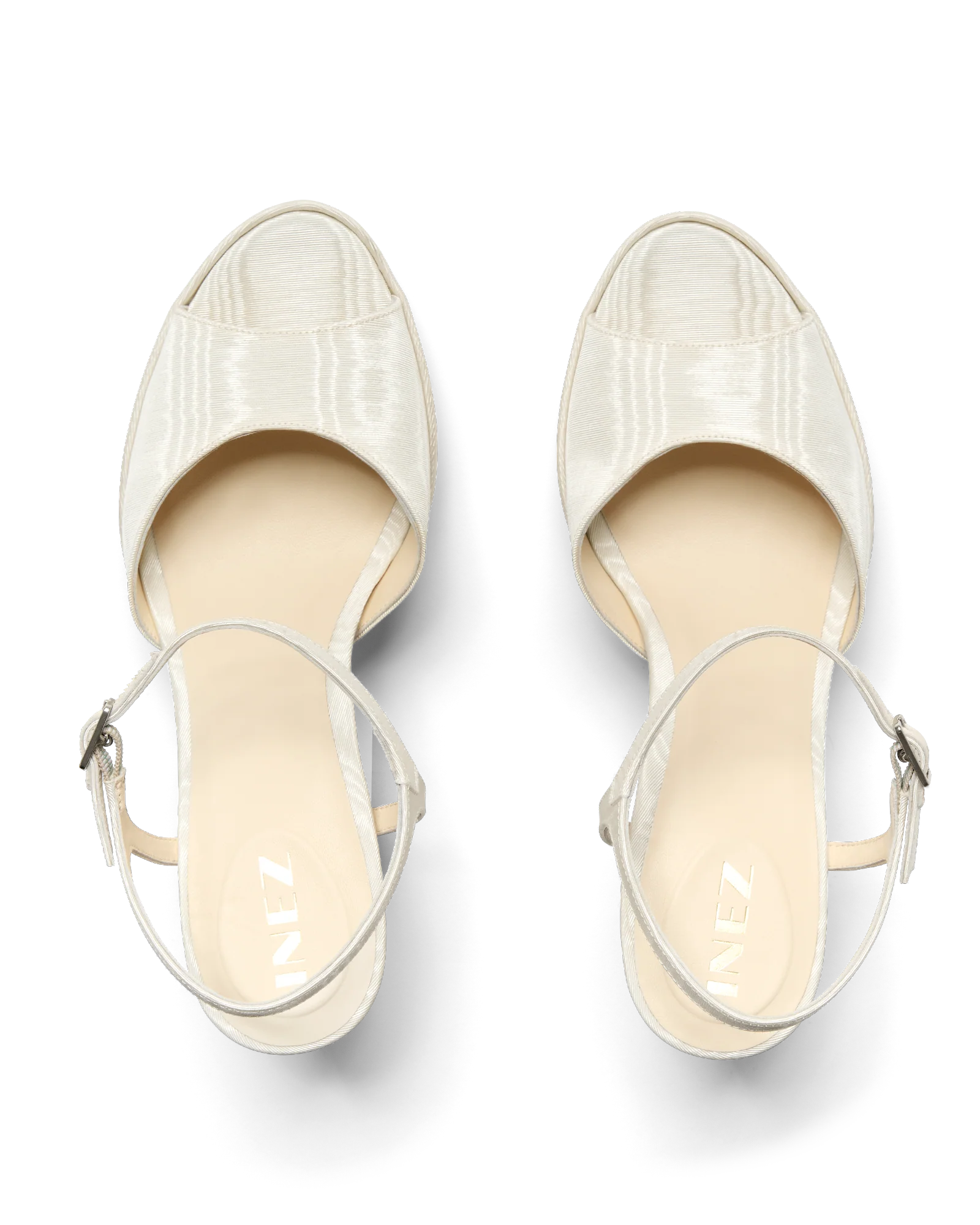 Camilla: Cream Moire Satin - Image 4