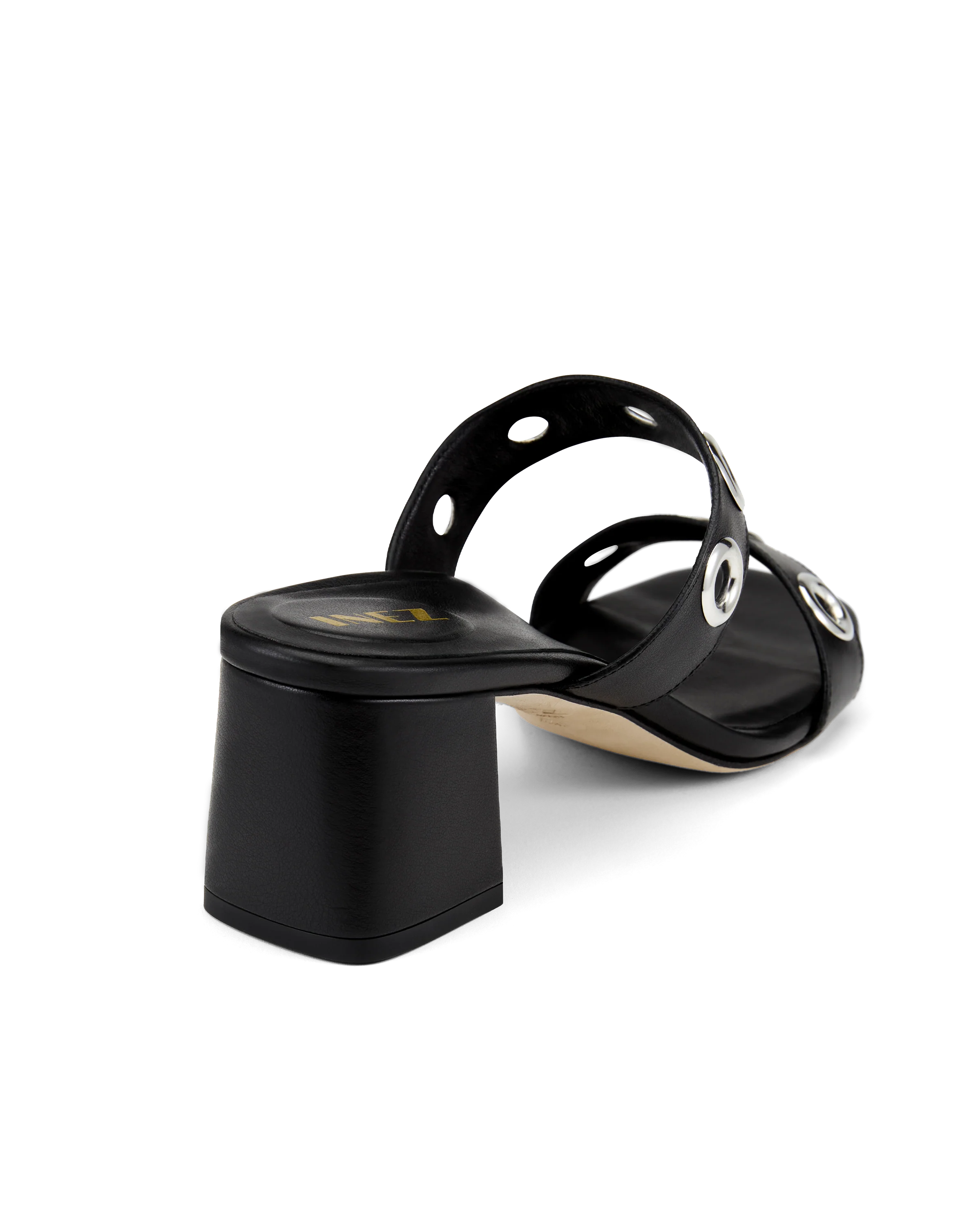 Lulu: Black Calf with Grommets - Image 3