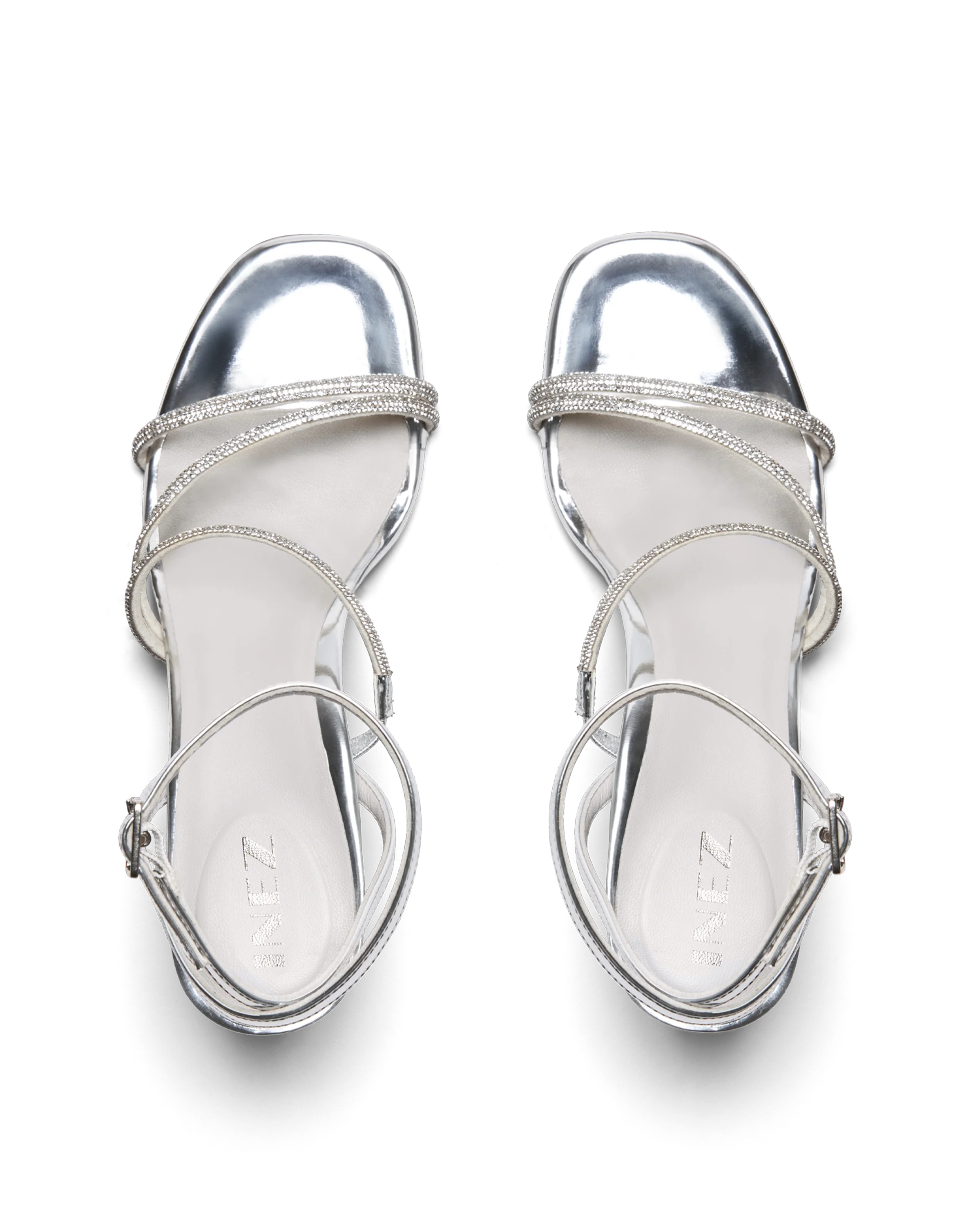 Sofia: Silver Metallic with Crystals - Image 4